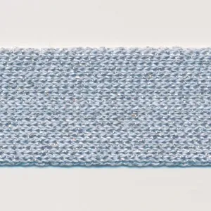 Metallic Knit Tape #06 Metallic Blue