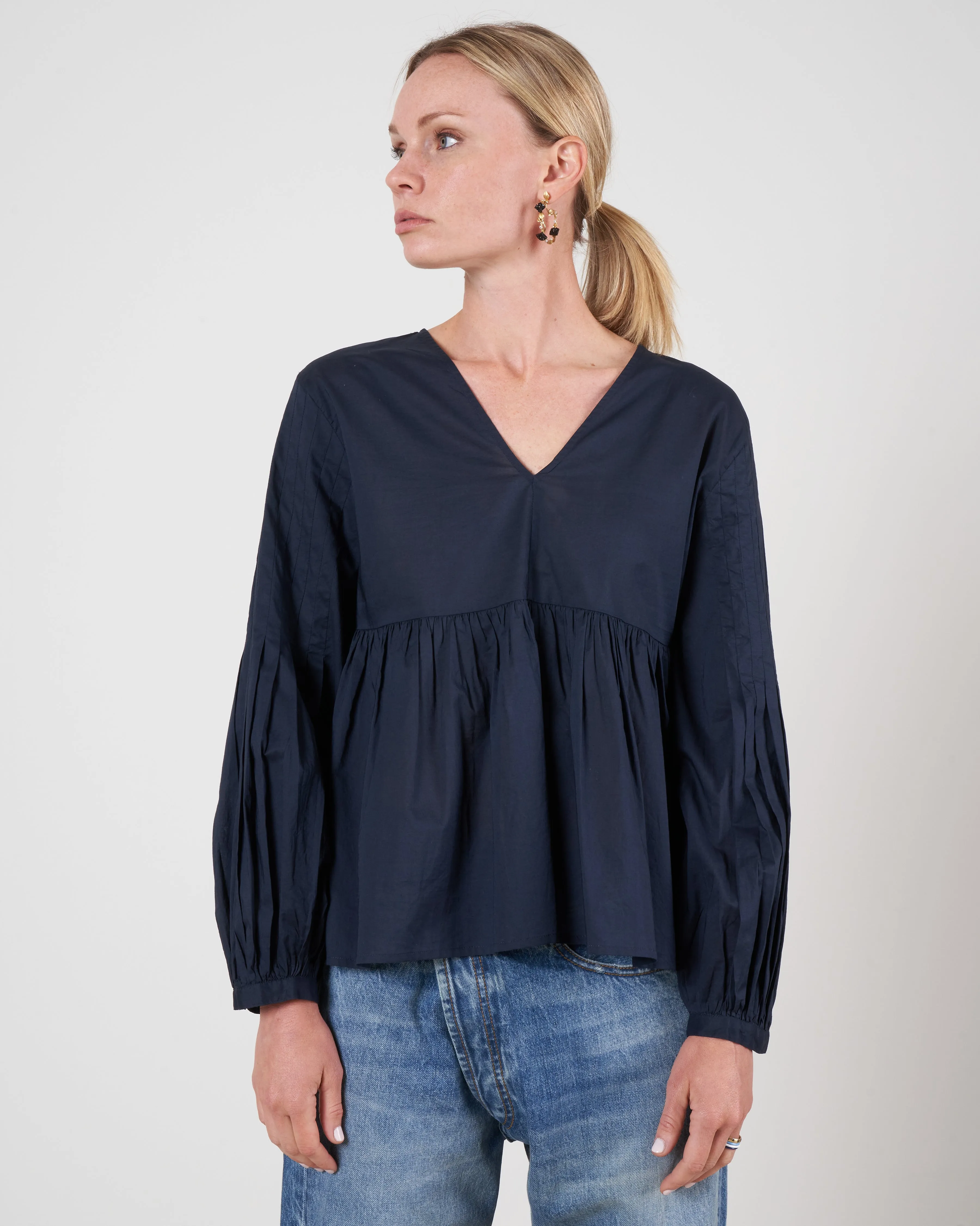 mita blouse - navy