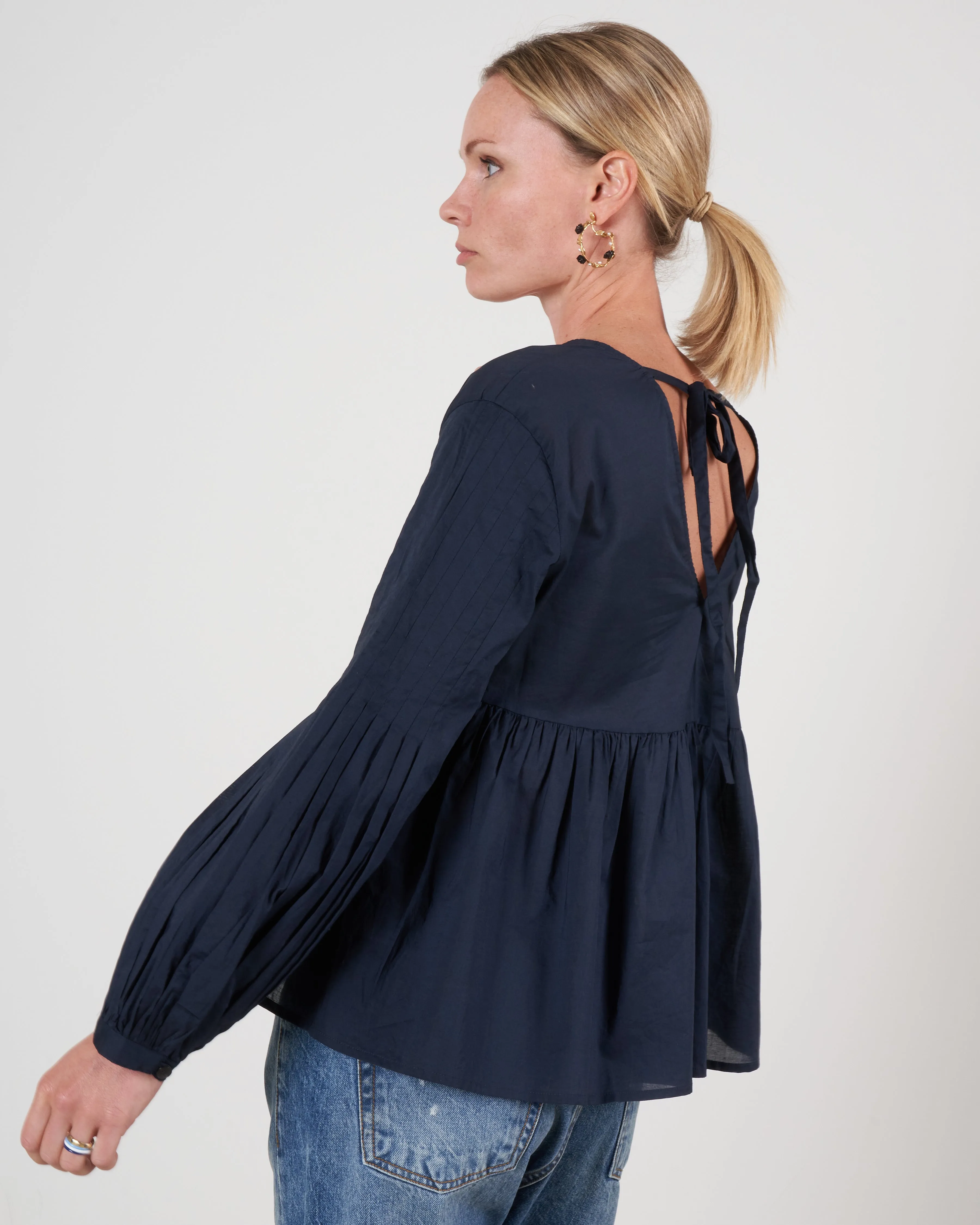 mita blouse - navy