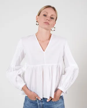 mita blouse - white