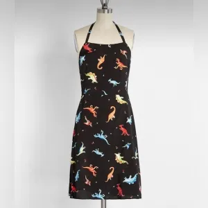 ModCloth Sunlit Salutations Halter Dinosaur Print Dress NWT Size - M