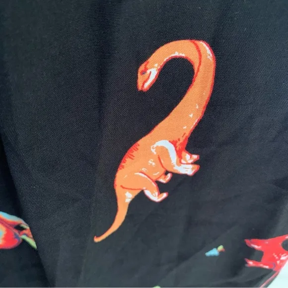ModCloth Sunlit Salutations Halter Dinosaur Print Dress NWT Size - M