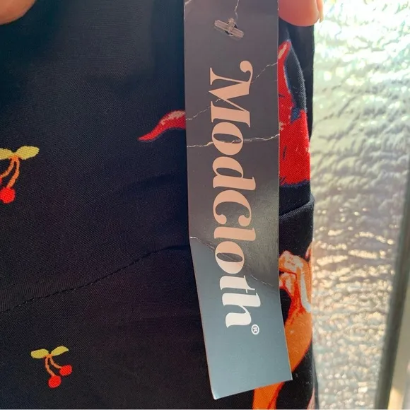 ModCloth Sunlit Salutations Halter Dinosaur Print Dress NWT Size - M