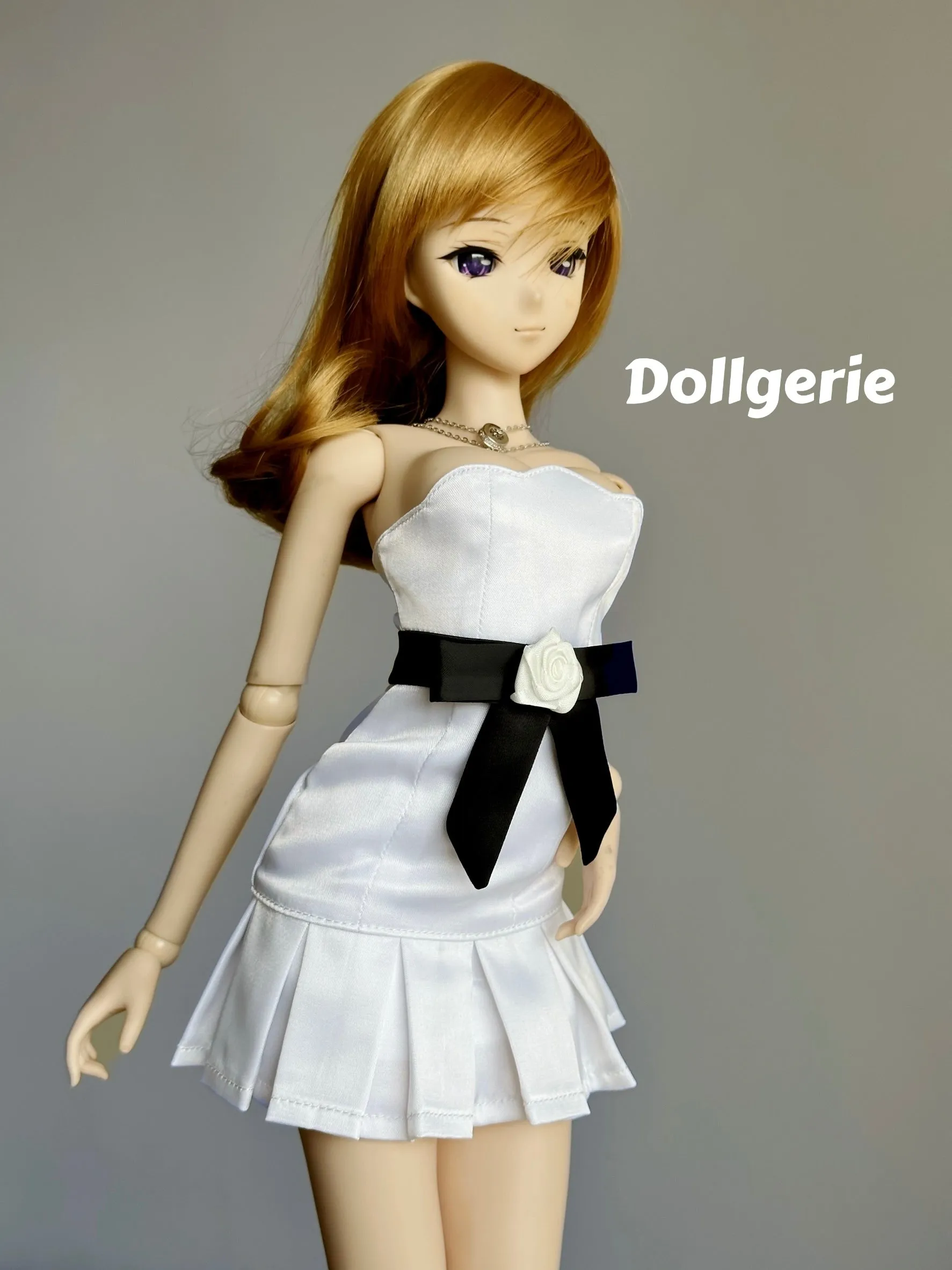 Monochrome Bridesmaid Dress for DD/ SmartDoll