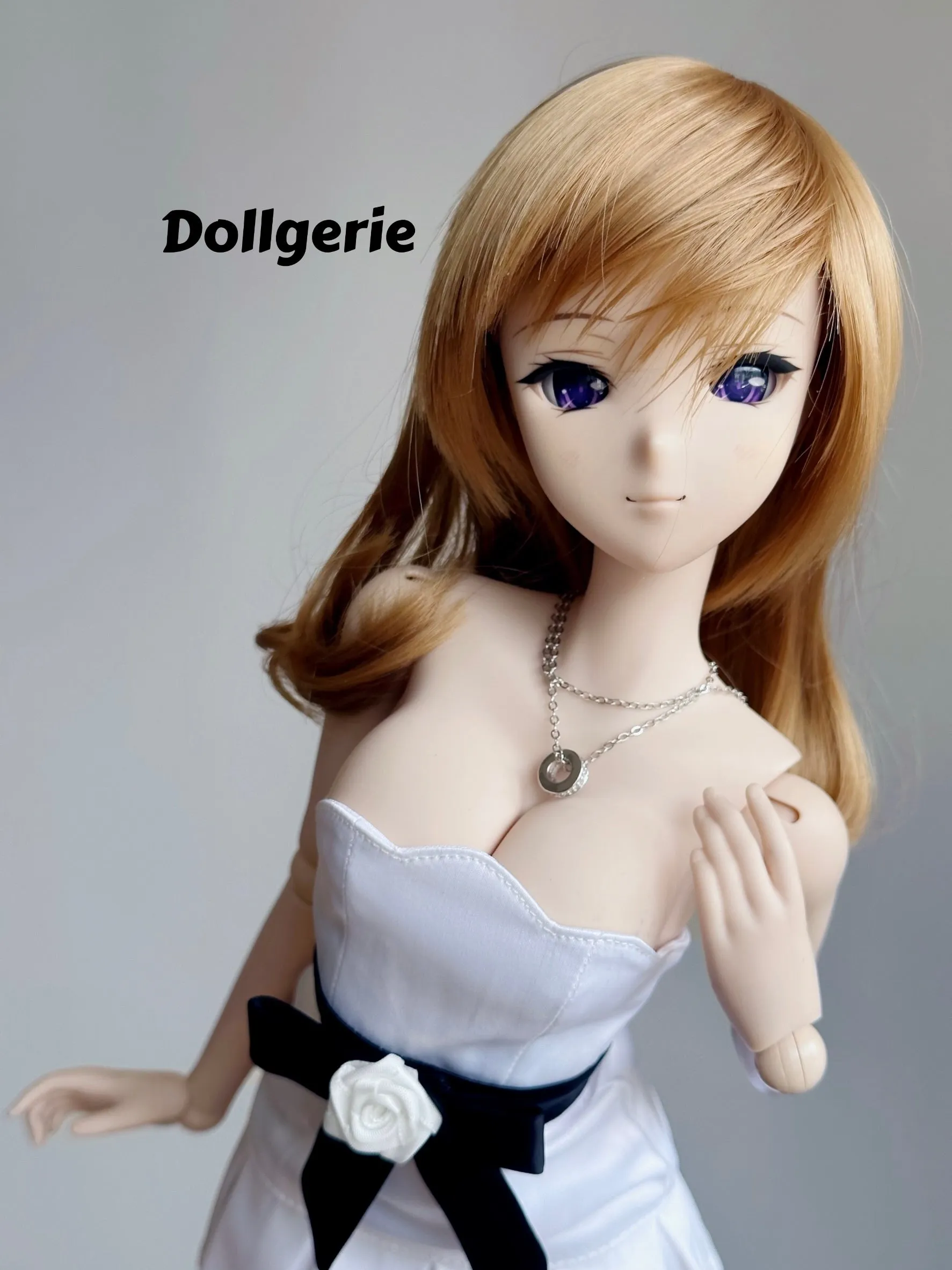 Monochrome Bridesmaid Dress for DD/ SmartDoll