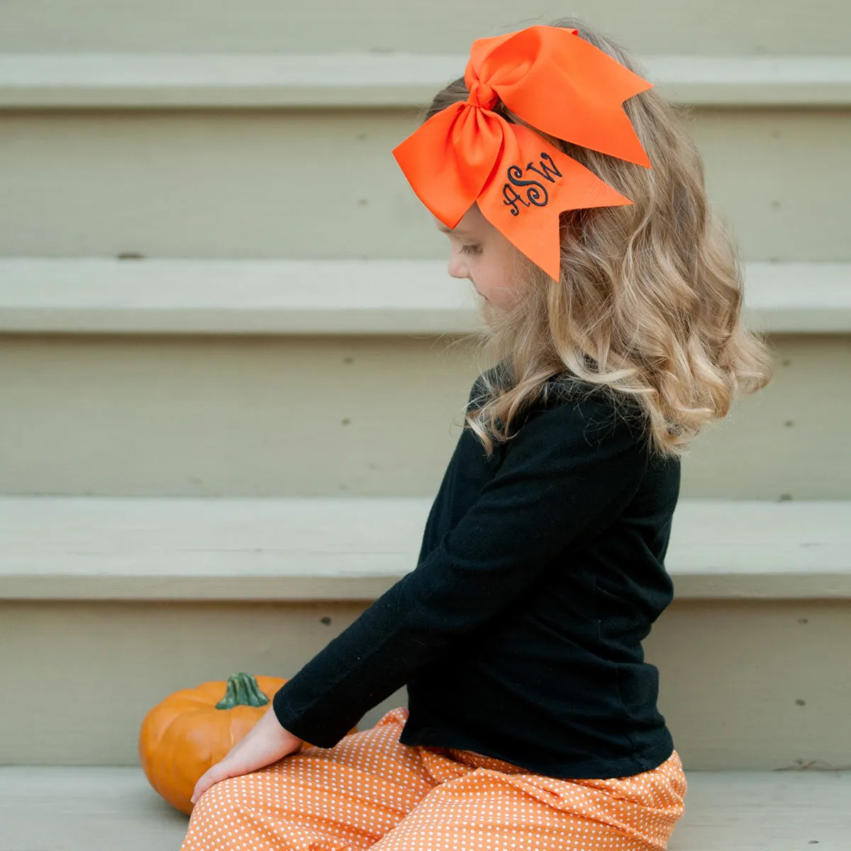 Monogram Hair Bow