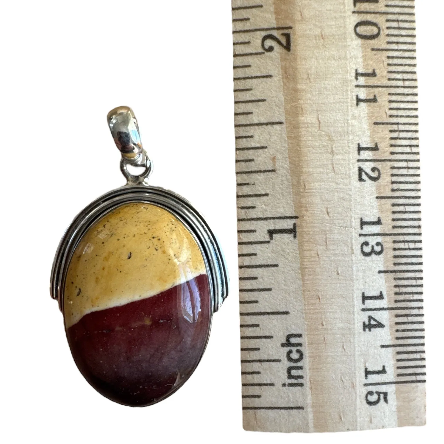Mookaite Jasper Solid 925 Sterling Silver Pendant