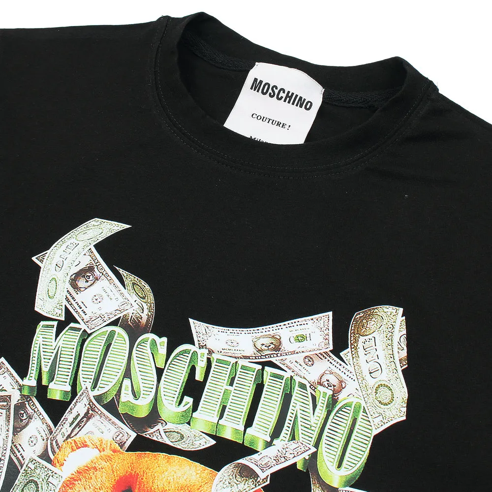 Moschino Dollar Black T-Shirt