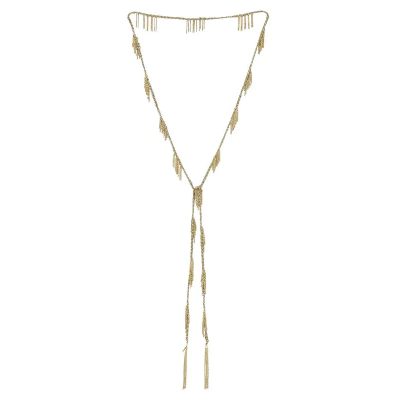 N° 650 NECKLACE GOLD BEIGE