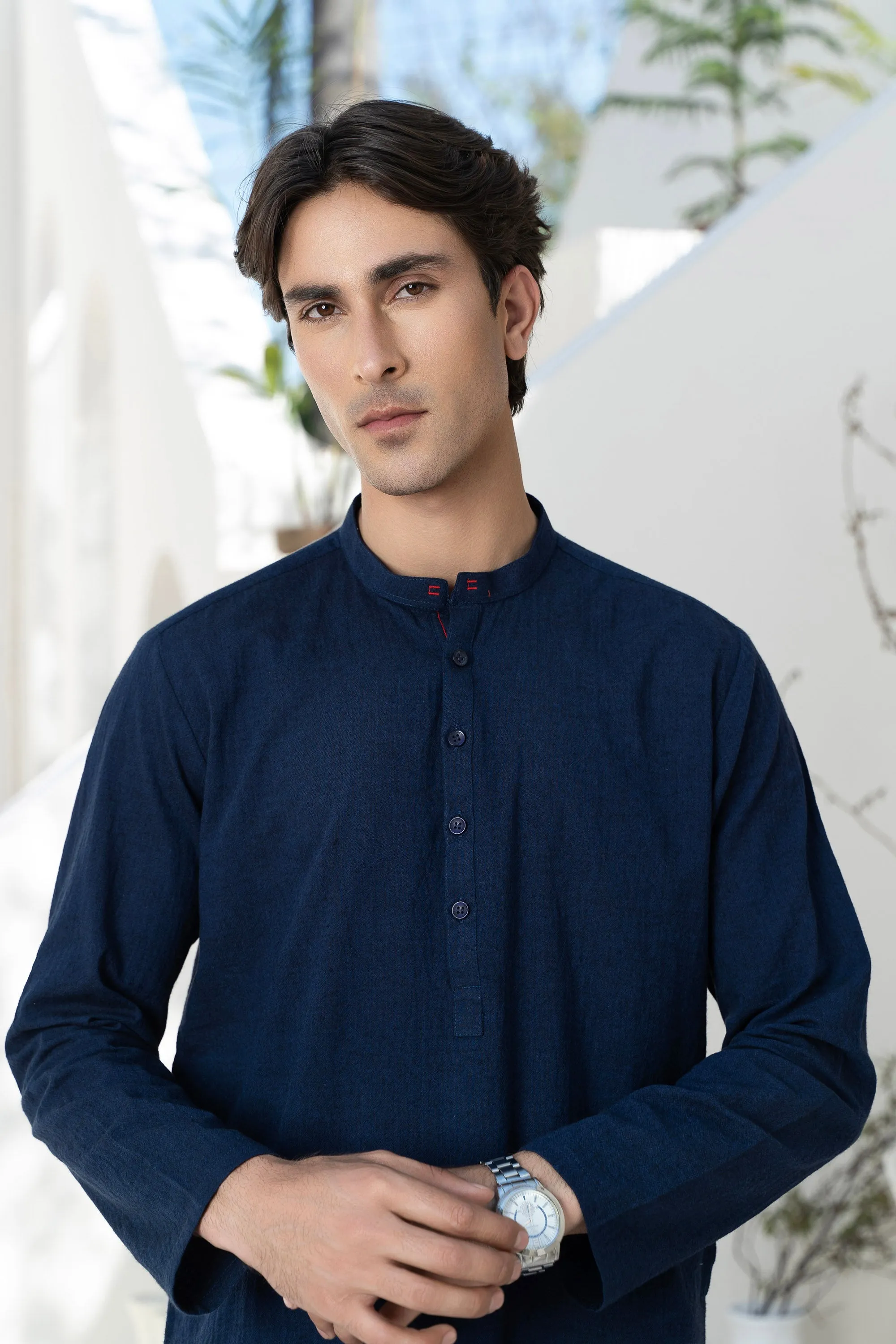 Navy Gents' Kurta