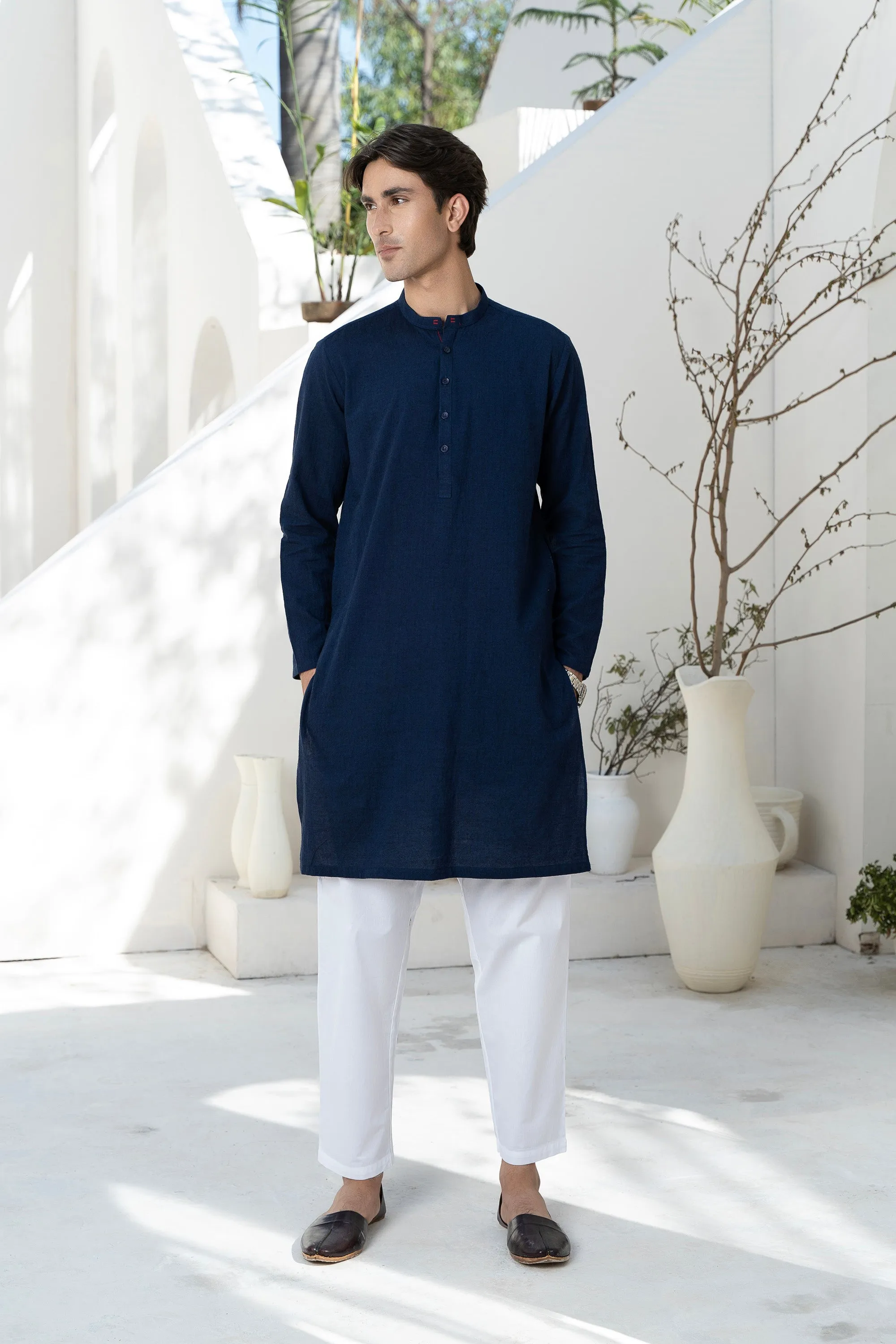 Navy Gents' Kurta