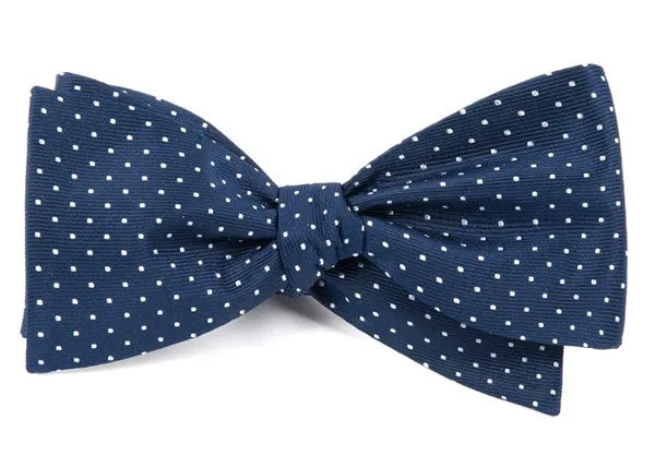 Navy Mini Dots Bow Tie