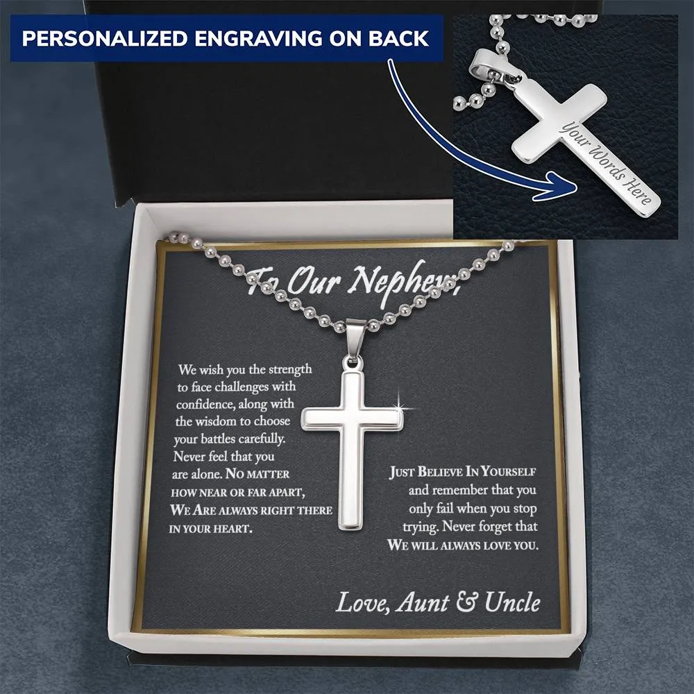 Nephew Gift from Aunt, Nephew Gift, Aunt and Nephew, Nephew Gift from Uncle, Nephew Birthday, Nephew Graduation Gift, For Older Nephew - Ball Chain