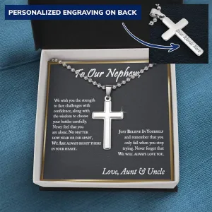 Nephew Gift from Aunt, Nephew Gift, Aunt and Nephew, Nephew Gift from Uncle, Nephew Birthday, Nephew Graduation Gift, For Older Nephew - Ball Chain