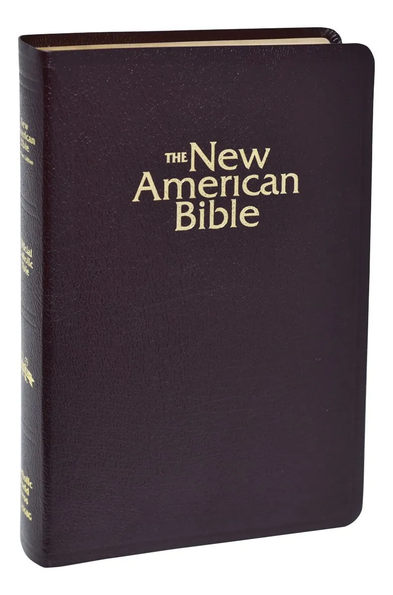 New American Bible (NAB) Deluxe Gift Bible (Bonded Leather) Burgundy (INDEXED)