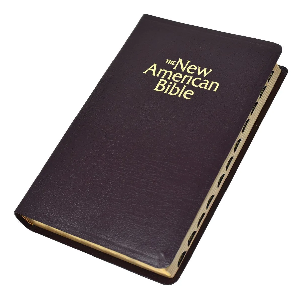 New American Bible (NAB) Deluxe Gift Bible (Bonded Leather) Burgundy (INDEXED)