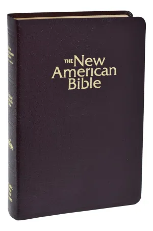 New American Bible (NAB) Deluxe Gift Bible (Bonded Leather) Burgundy (INDEXED)
