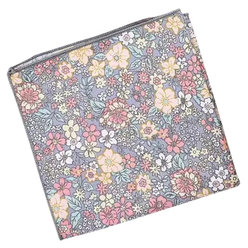 Nico Pink & Yellow Floral Bow Tie, Skinny Tie, Boys Bow Tie and Pocket Square Set