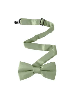 NZ Bridal Sage Green Satin Bow Tie Men Wedding Accessories