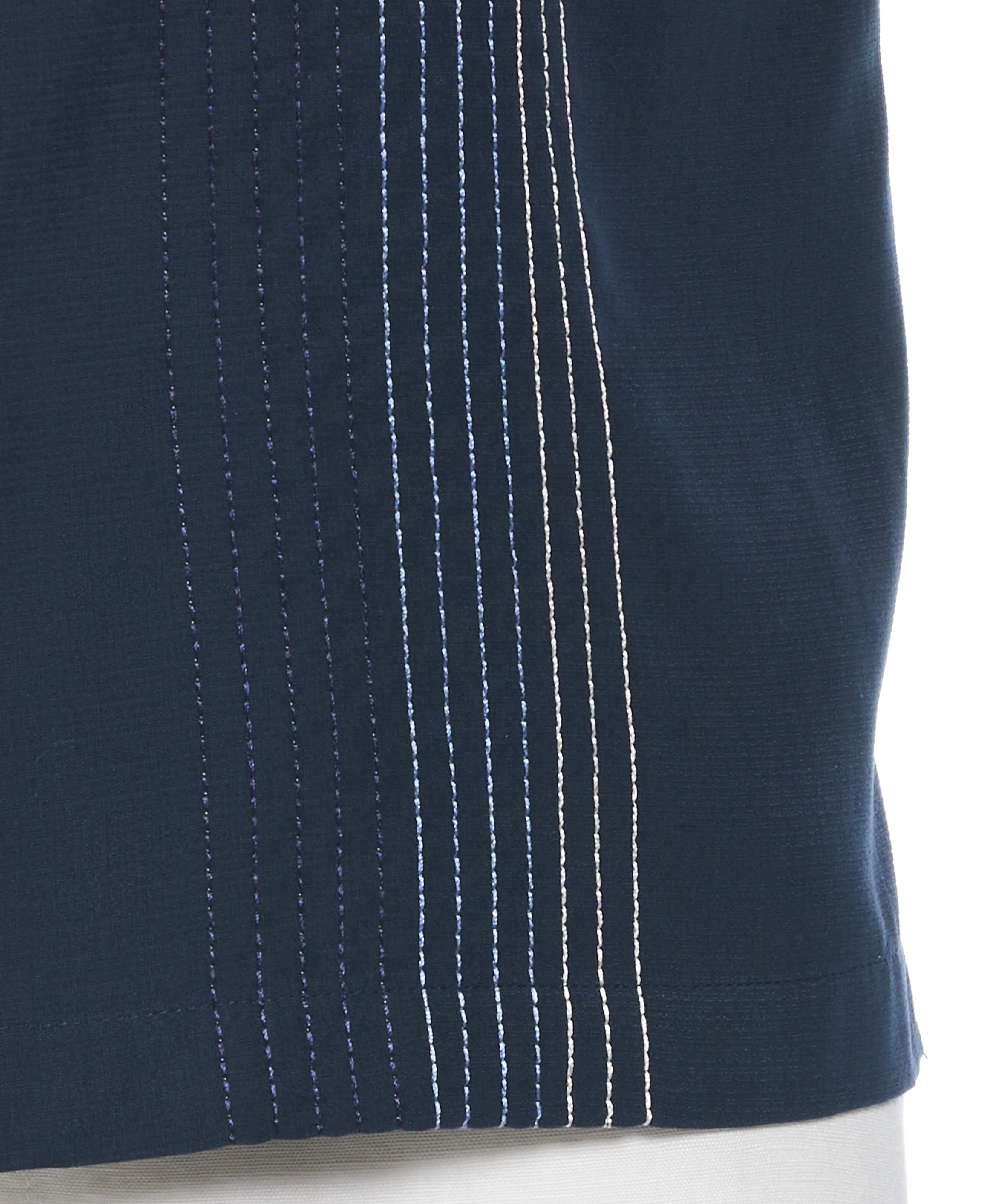 Ombre Embroidered Panel Shirt
