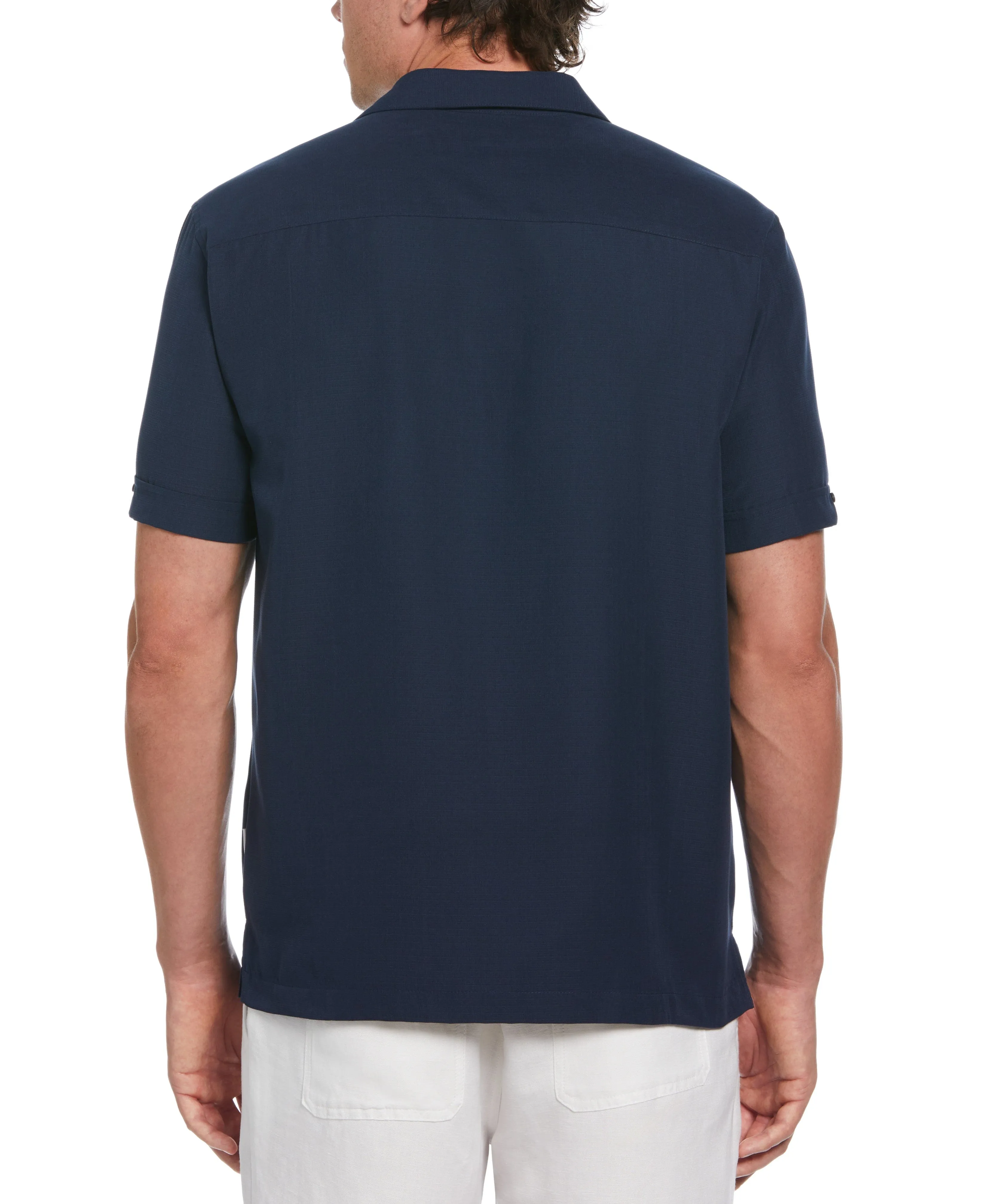 Ombre Embroidered Panel Shirt