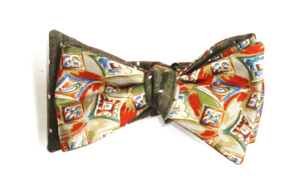 One of a Kind Reversible Bow Tie