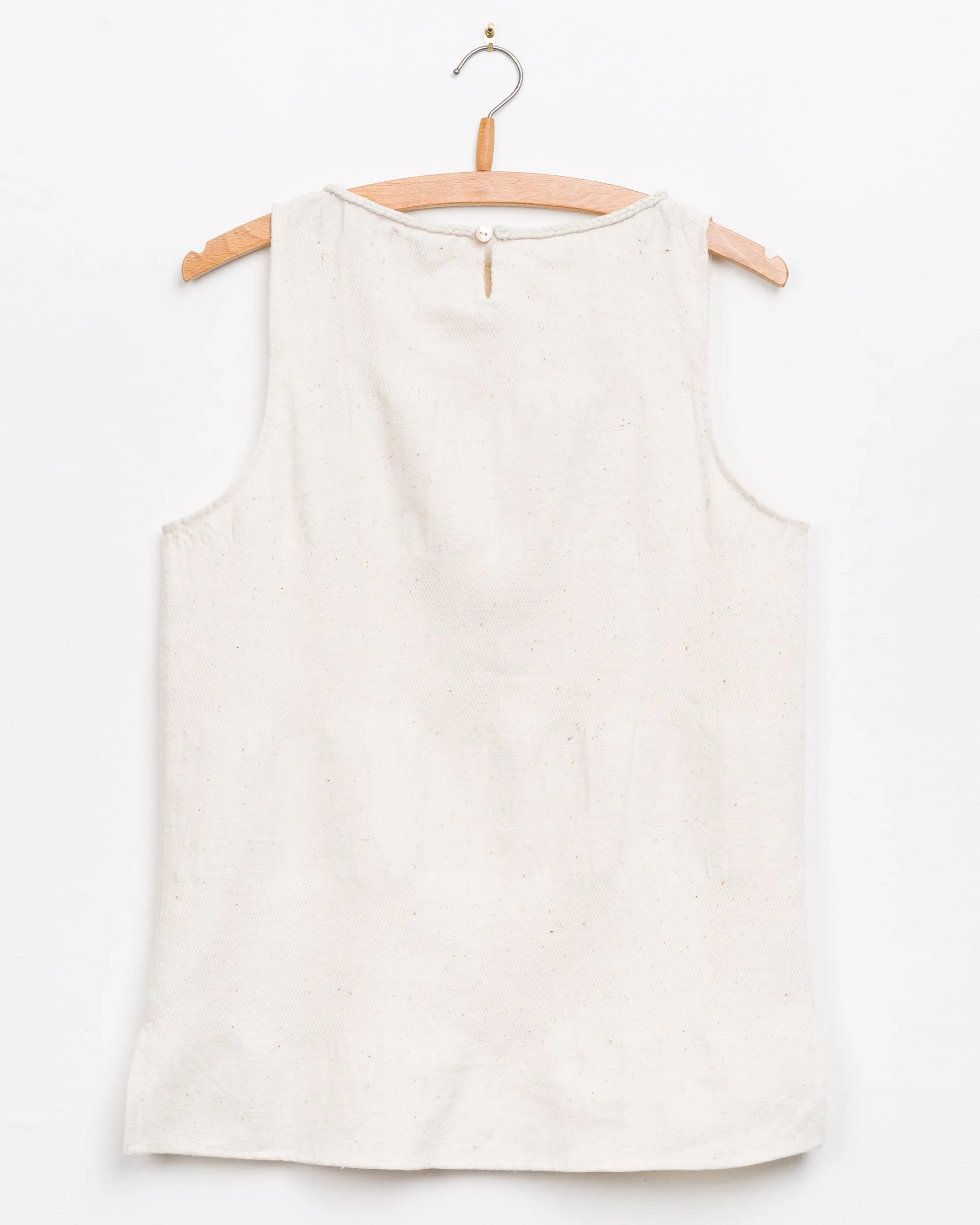 Oni Boatneck Tank in Natural Stripe Honeycomb