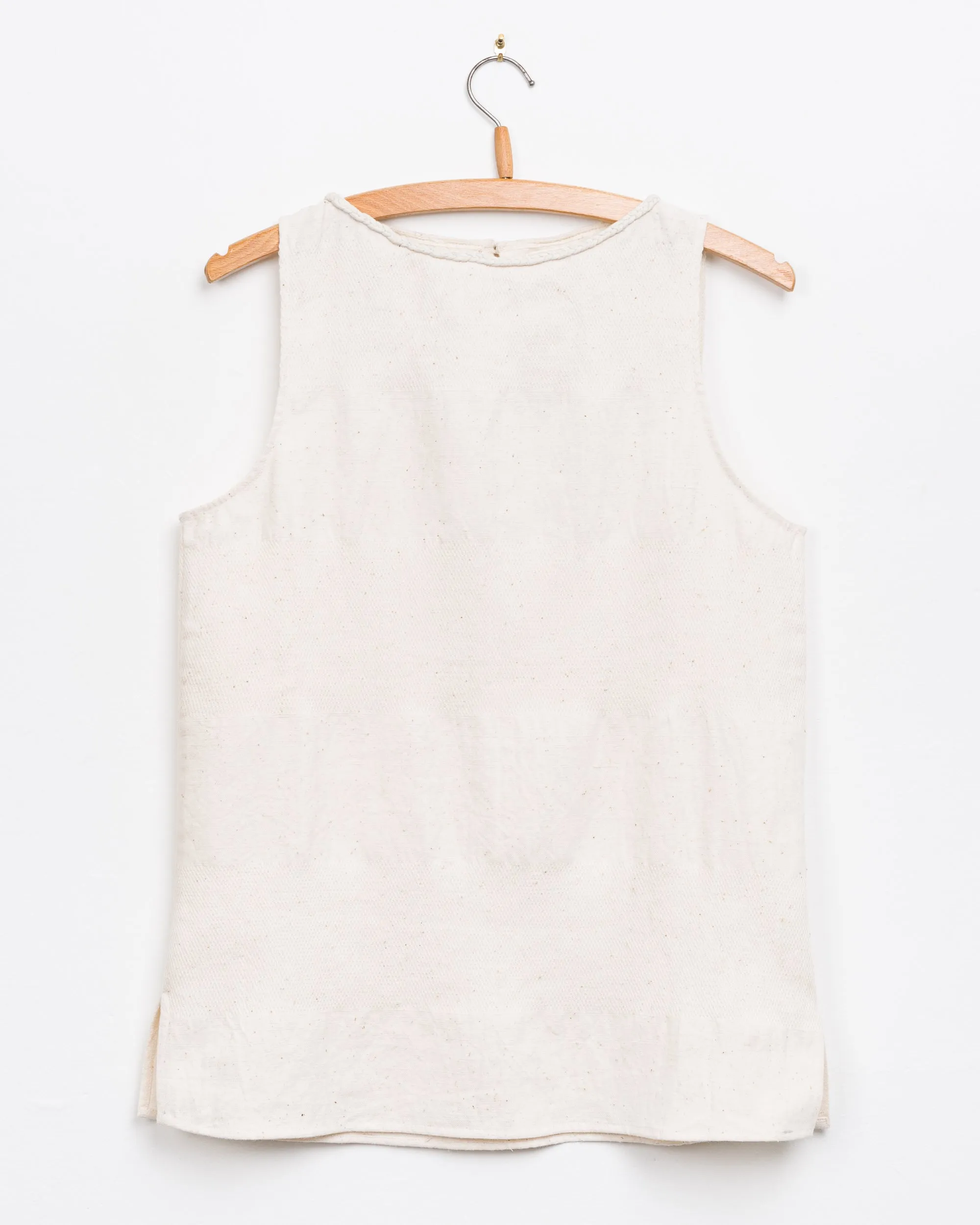Oni Boatneck Tank in Natural Stripe Honeycomb