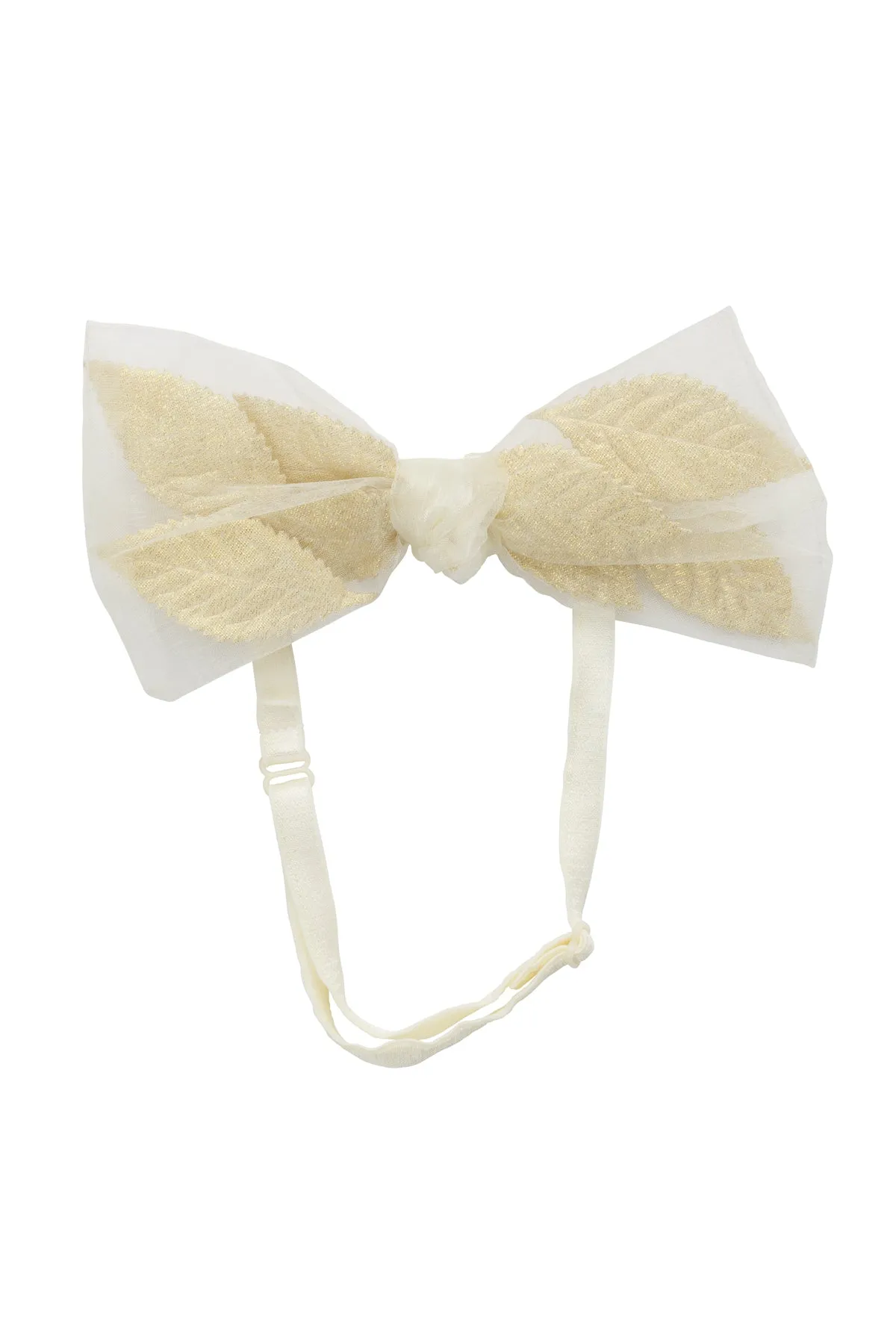 Organza Petal Clip   Wrap - Ivory