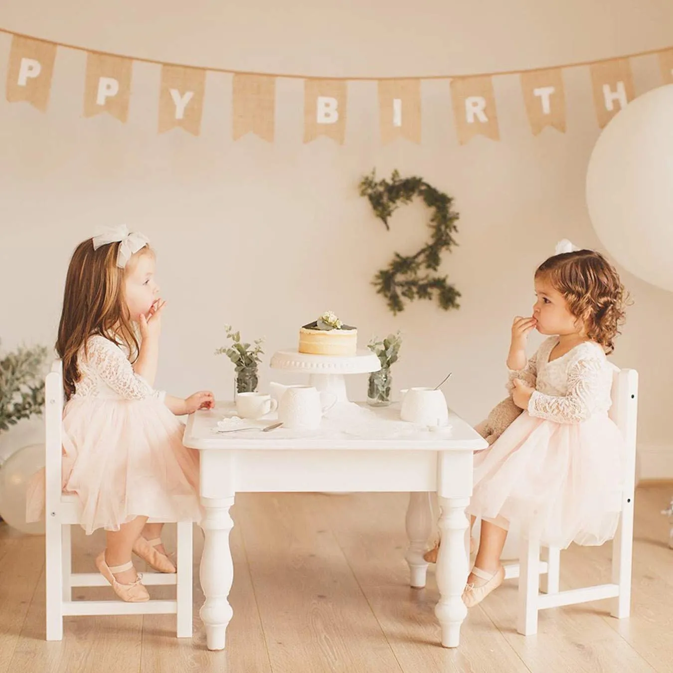 Peony Lace Flower Girl Dress in Pink