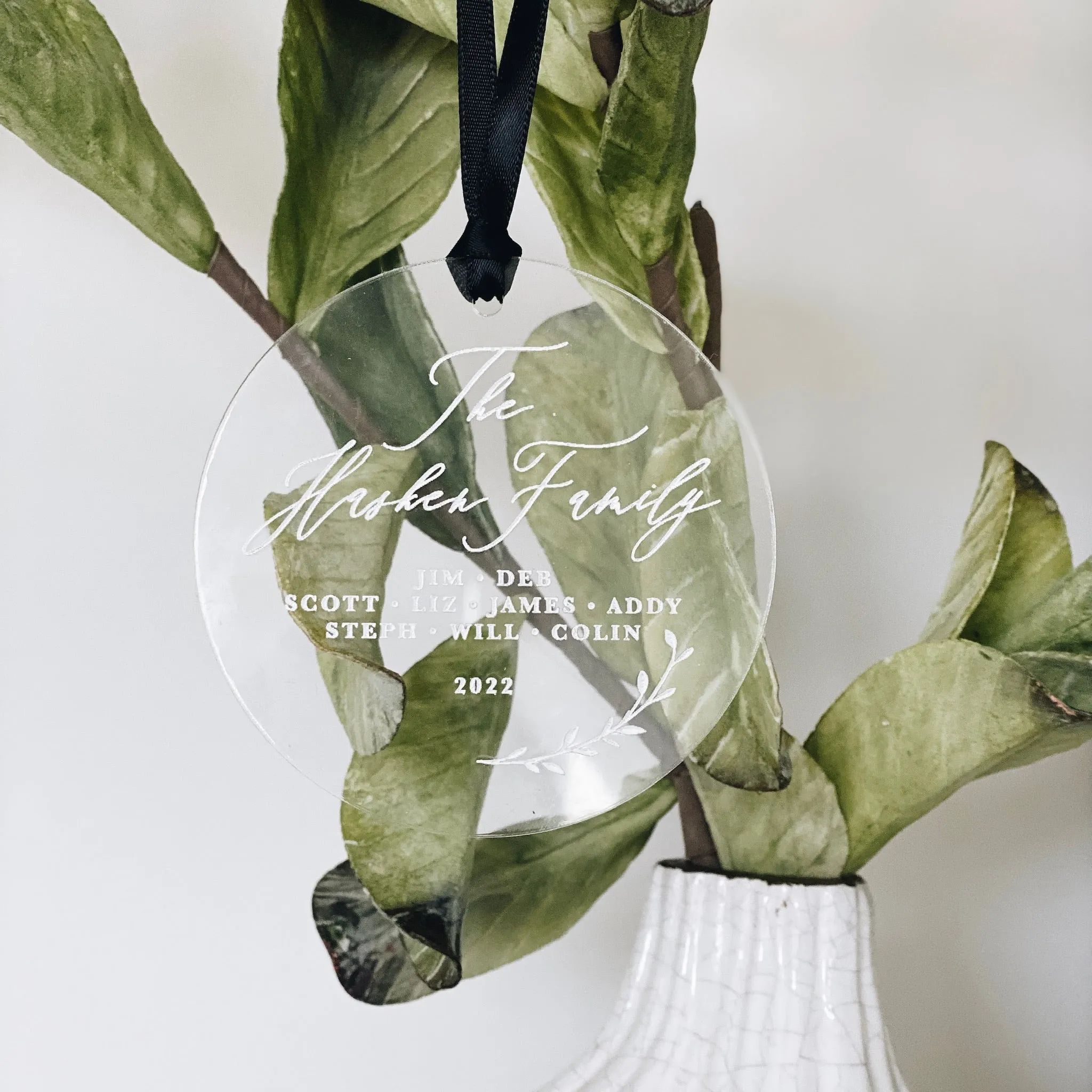 Personalized Acrylic Family Ornament