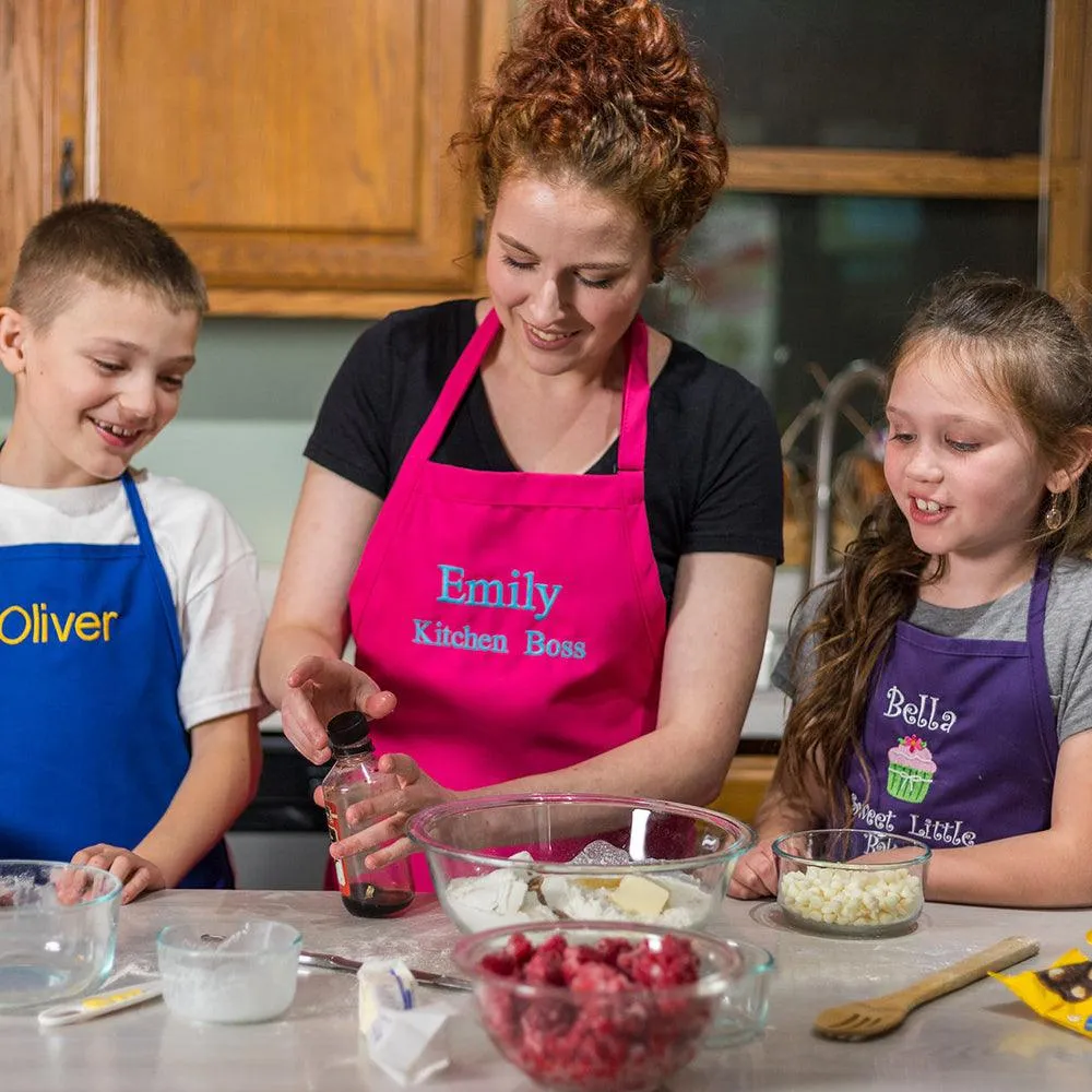 Personalized Apron Embroidered 2 Lines of Text