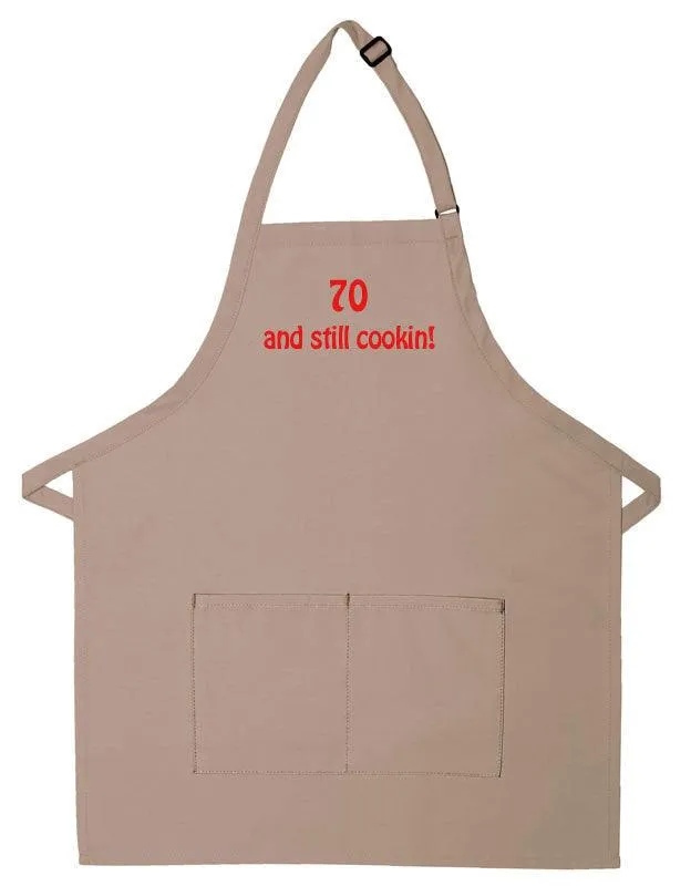 Personalized Apron Embroidered 2 Lines of Text