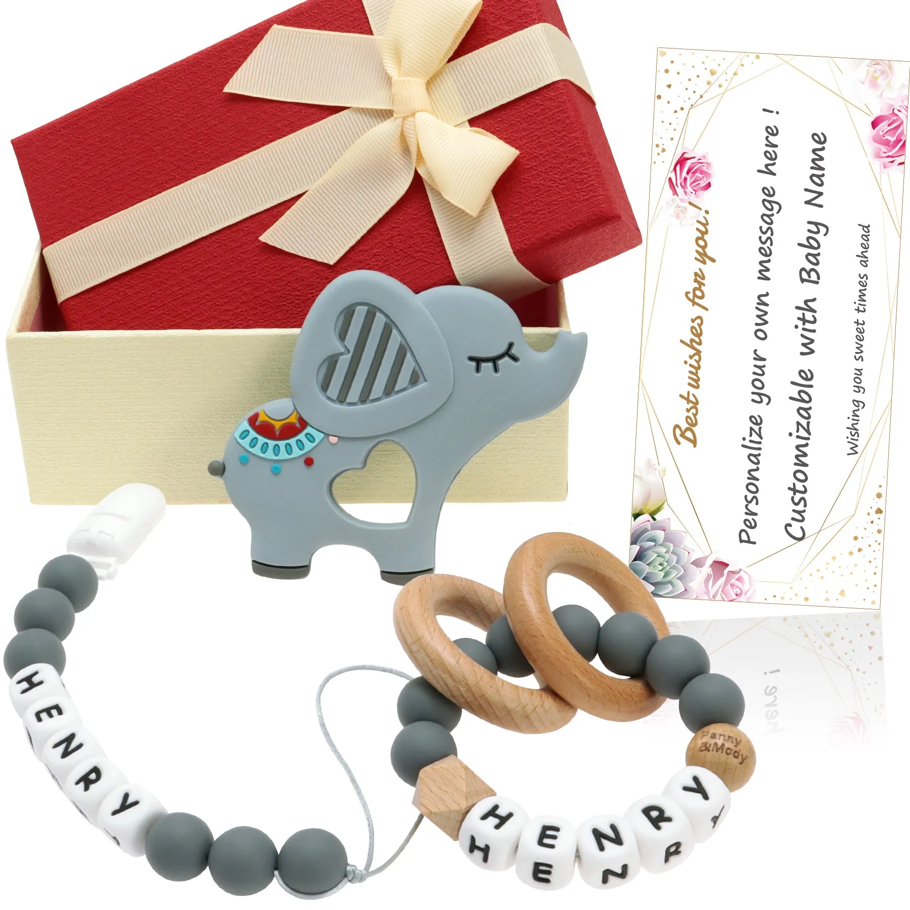 Personalized Baby Gift Sets - Elephant