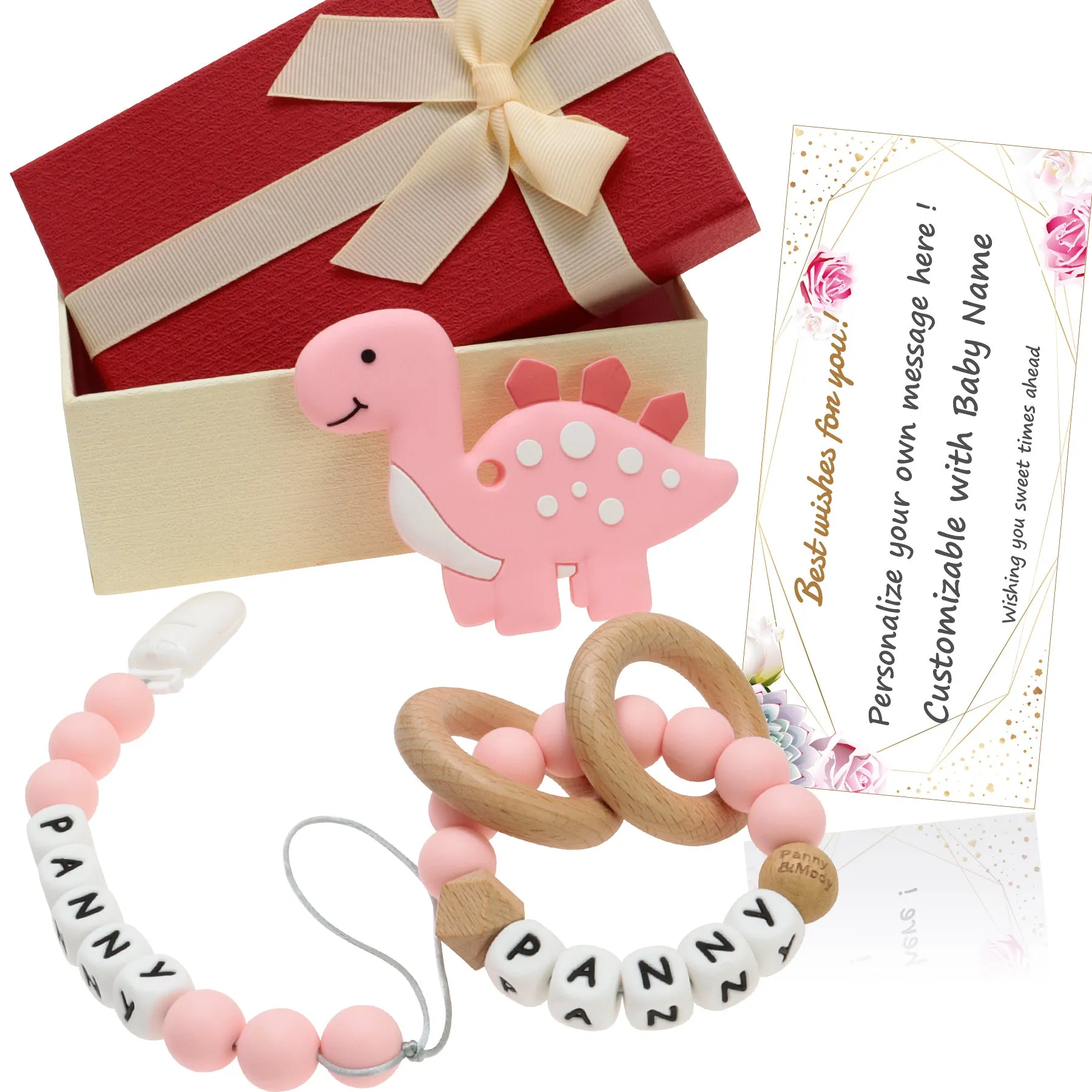 Personalized Baby Gift Sets - Stegosaurus