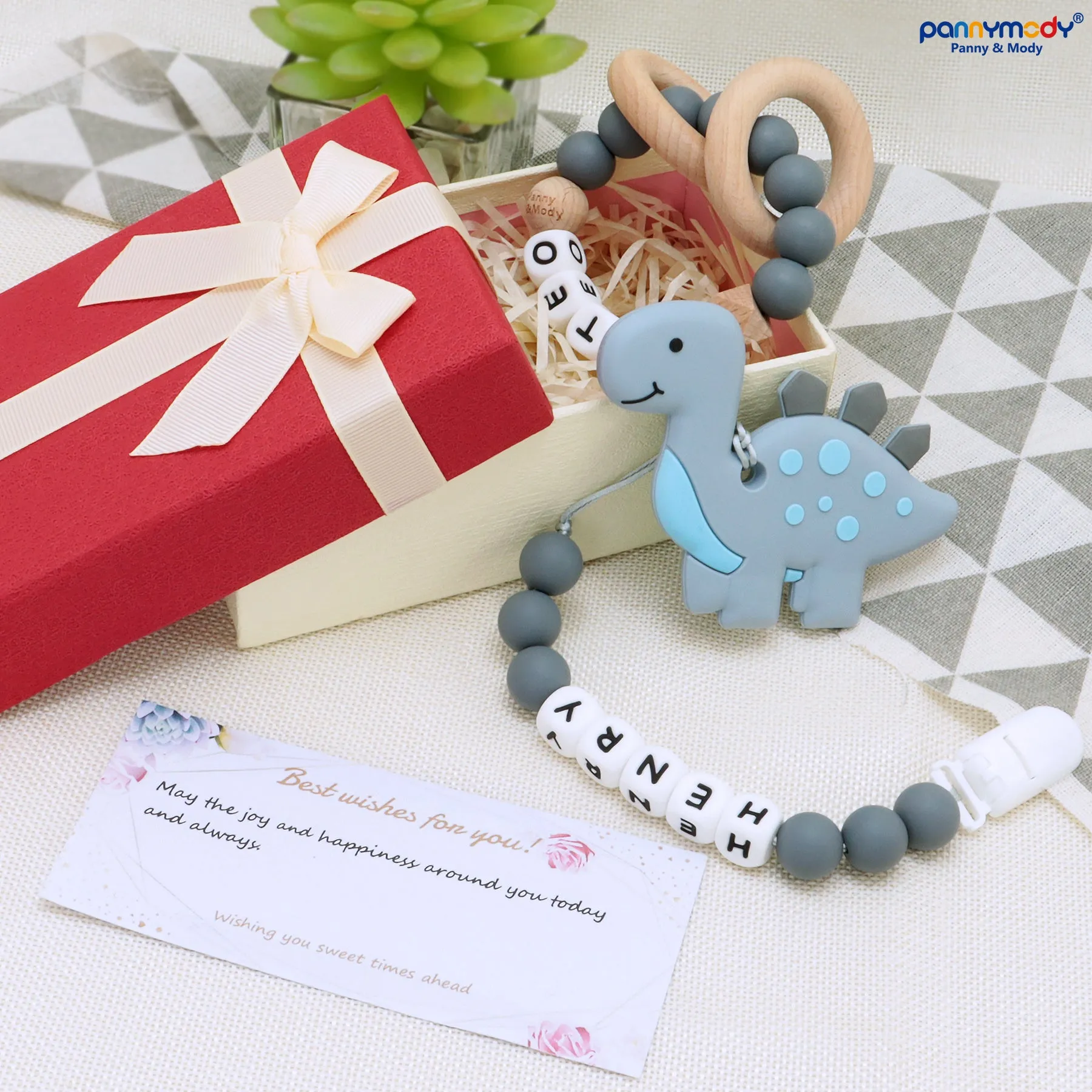Personalized Baby Gift Sets - Stegosaurus