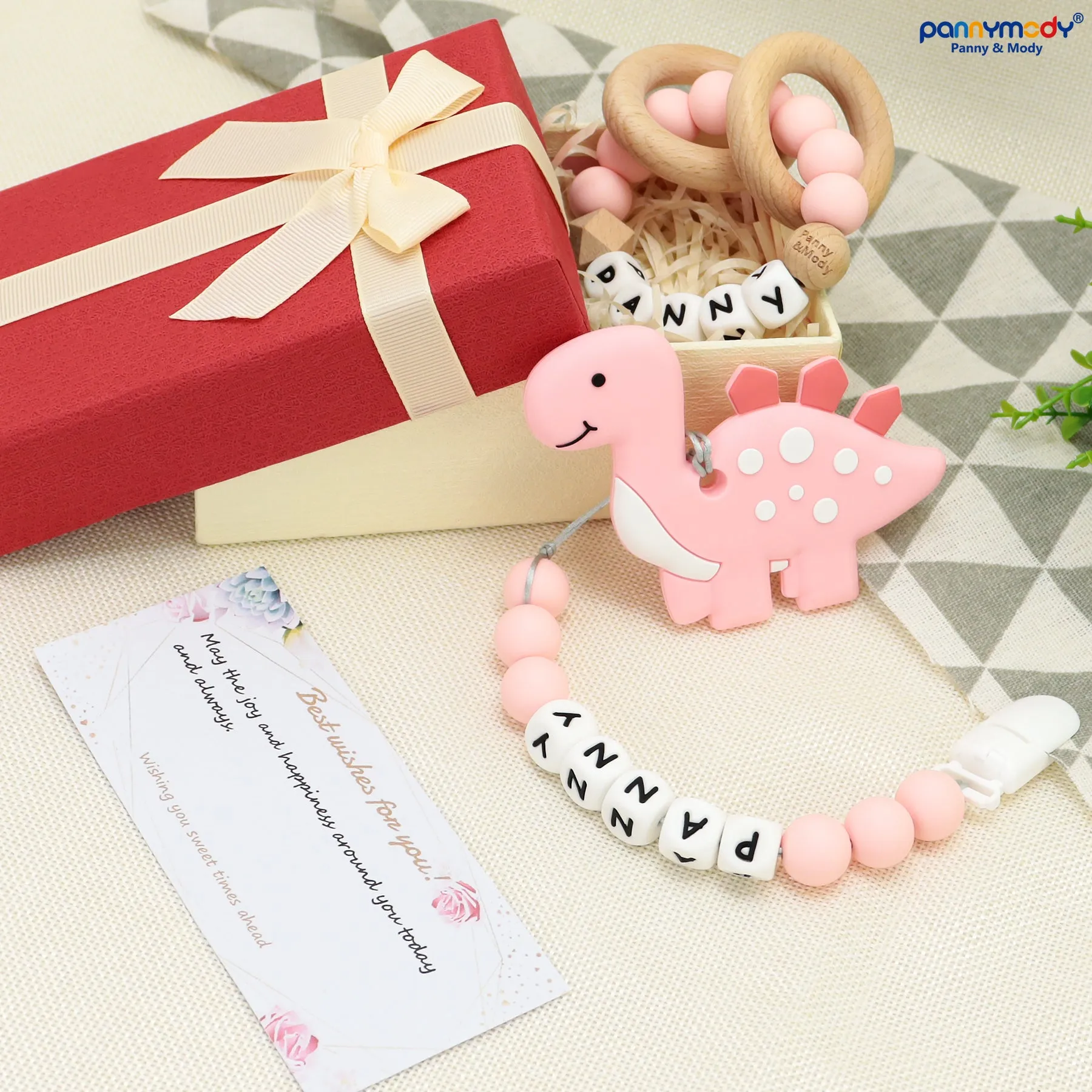 Personalized Baby Gift Sets - Stegosaurus