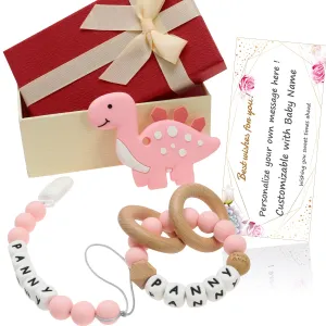 Personalized Baby Gift Sets - Stegosaurus