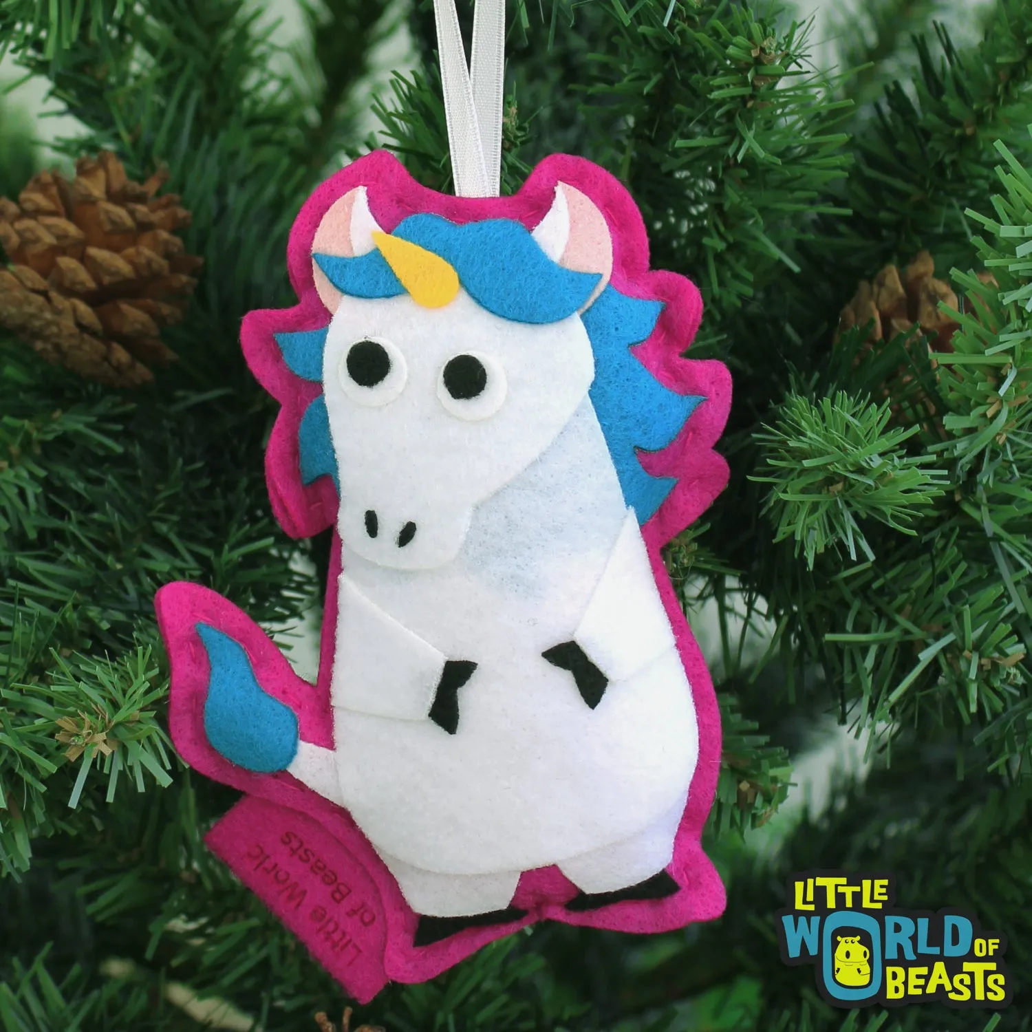 Personalized Charlemagne the Unicorn Ornament
