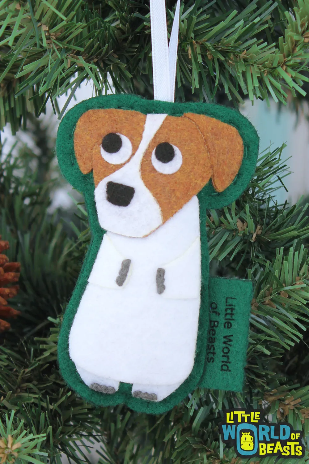 Personalized Chip the Jack Russell Ornament