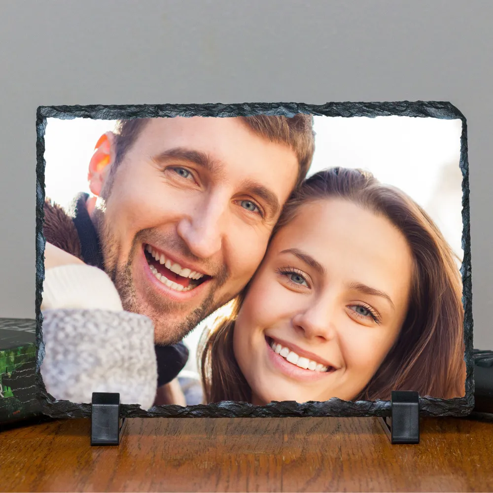 Personalized Custom Photo or Image Rectangle Decorative Stone Slate