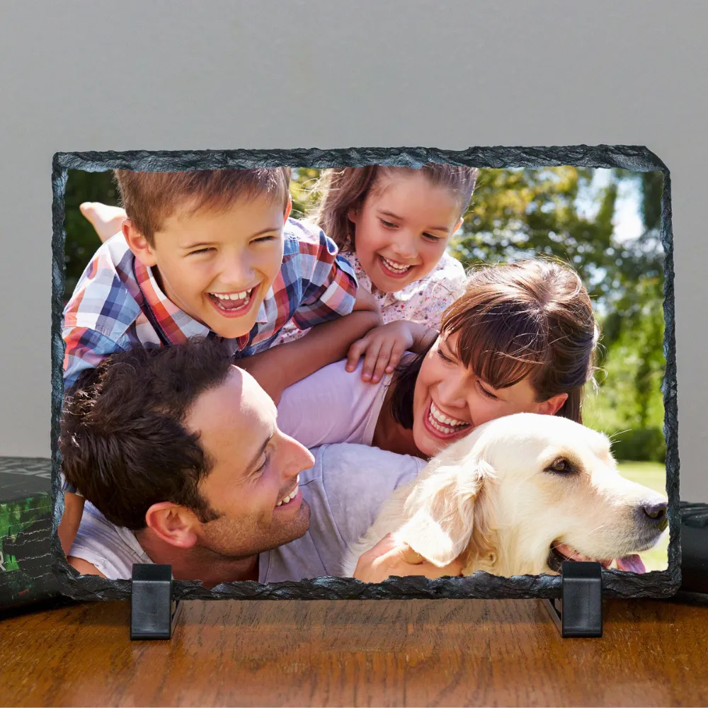 Personalized Custom Photo or Image Rectangle Decorative Stone Slate