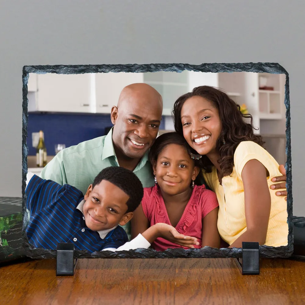 Personalized Custom Photo or Image Rectangle Decorative Stone Slate