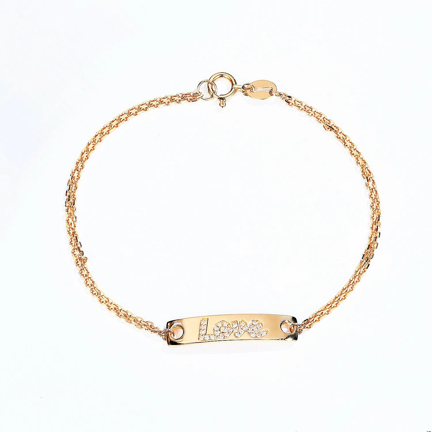 Personalized Diamond Name Bar Bracelet