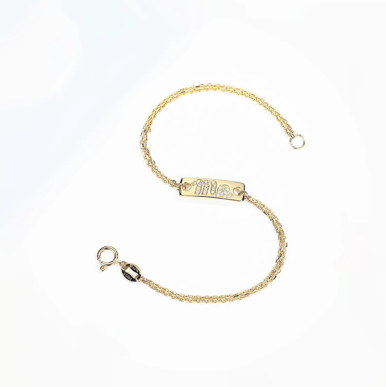 Personalized Diamond Name Bar Bracelet