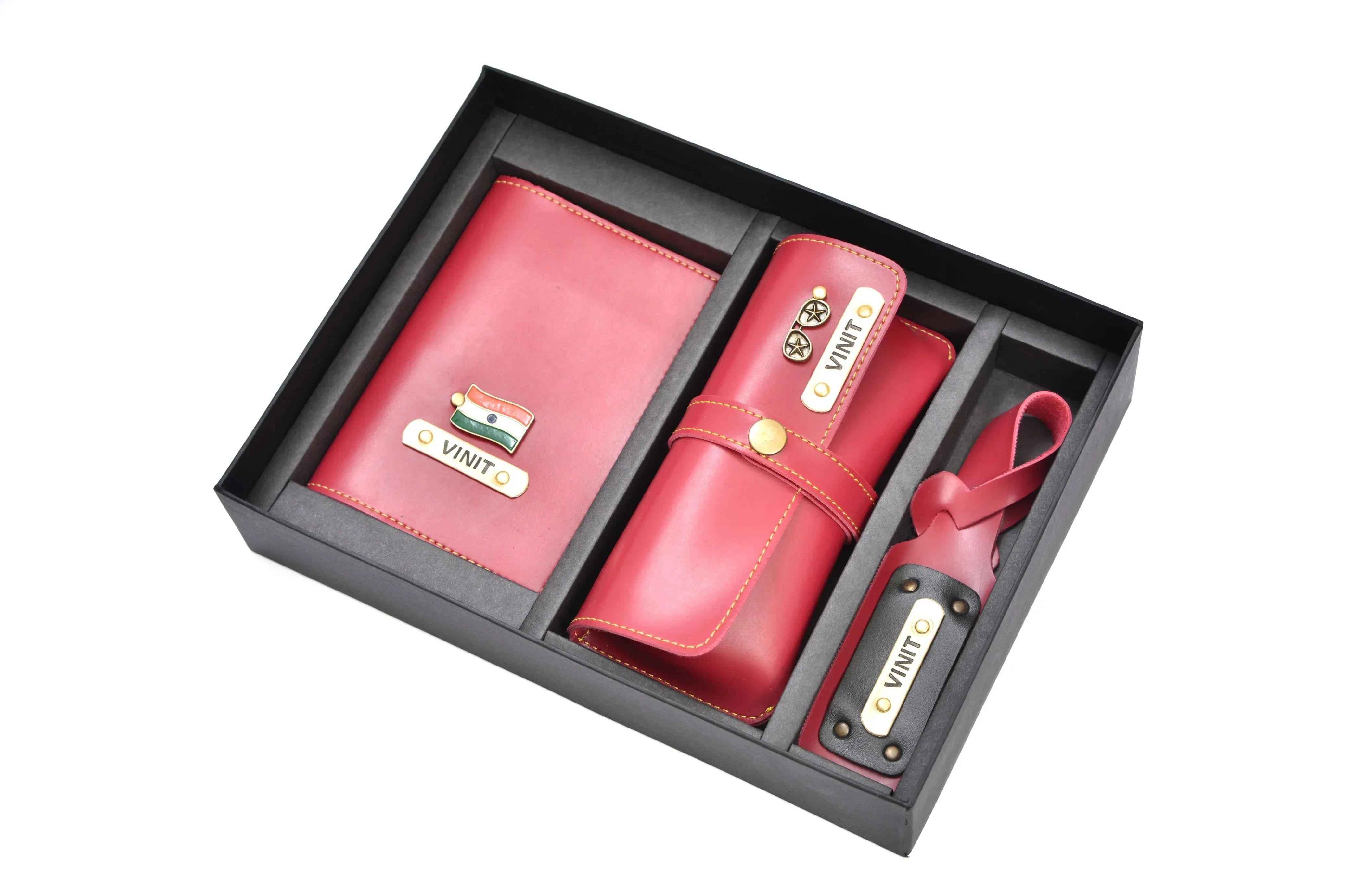 Personalized Frequent Traveller Combo (3 pcs) - Wine