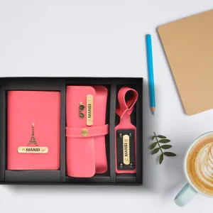 Personalized Frequent Traveller Combo (3 pcs) - Wine