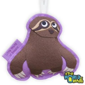 Personalized Gracie the Sloth Ornament