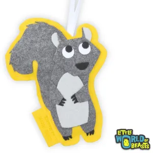 Personalized Greta the Squirrel Ornament