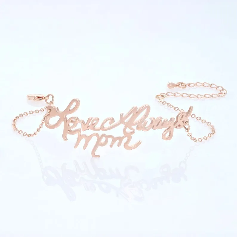 Personalized Handwriting Bracelet